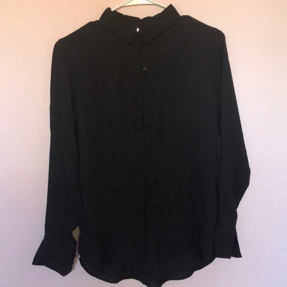 black button up